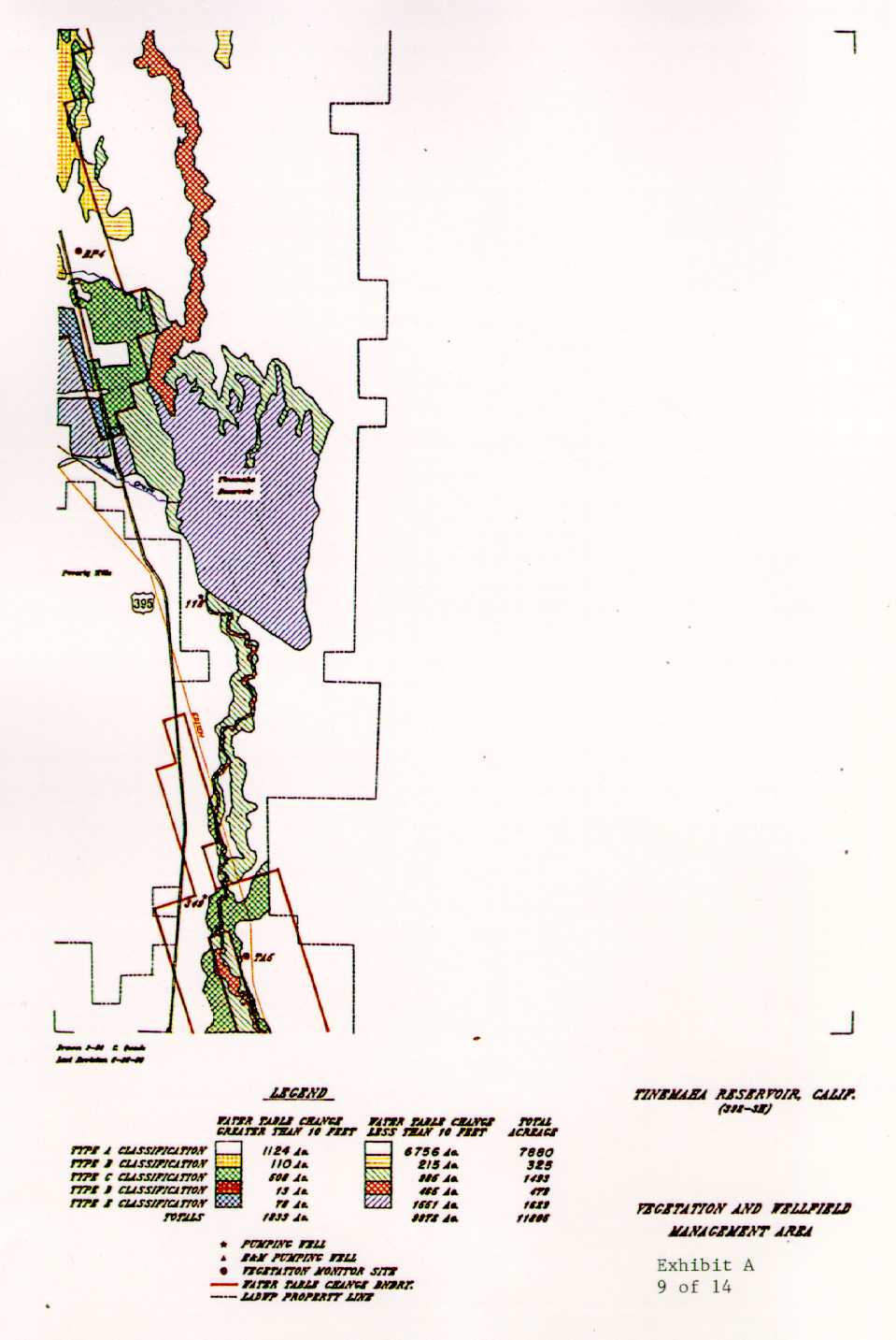 Map 9 Tinemaha Reservoir Quad