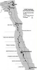 General North/South Boundaries of LADWP Wellfields