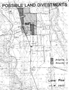 Lone Pine Area Map 